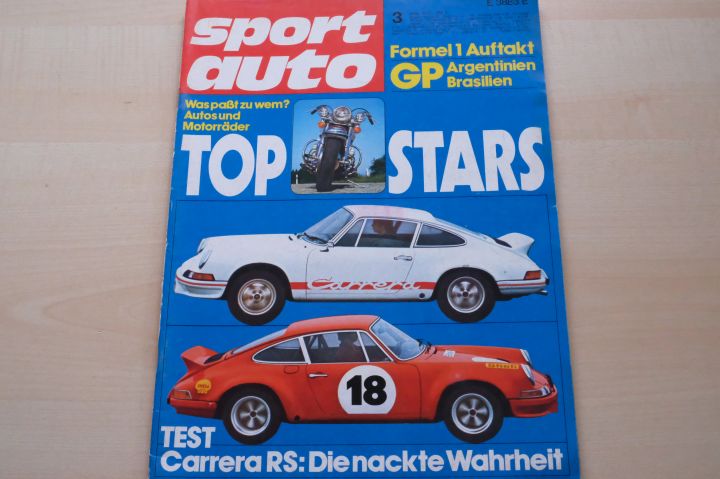 Deckblatt Sport Auto (03/1973)